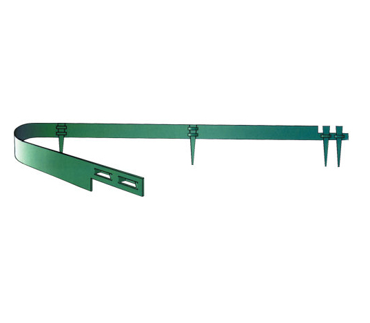 Green Steel Edging 10’ x 4” with Stakes - Equipment